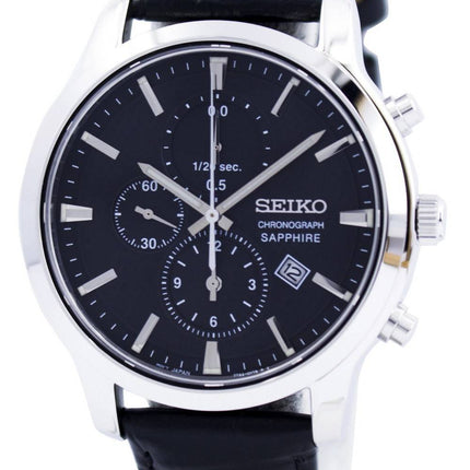 Seiko Chronograph Quartz safir SNDG69 SNDG69P1 SNDG69P Herreur