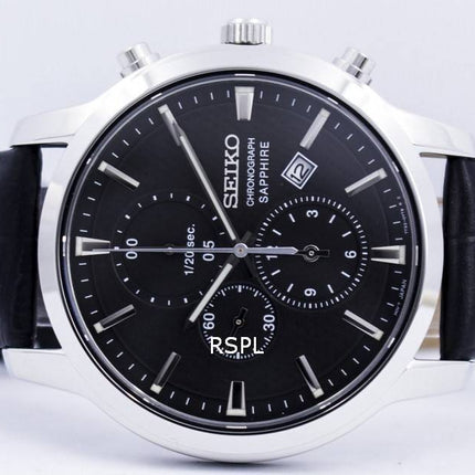 Seiko Chronograph Quartz safir SNDG69 SNDG69P1 SNDG69P Herreur