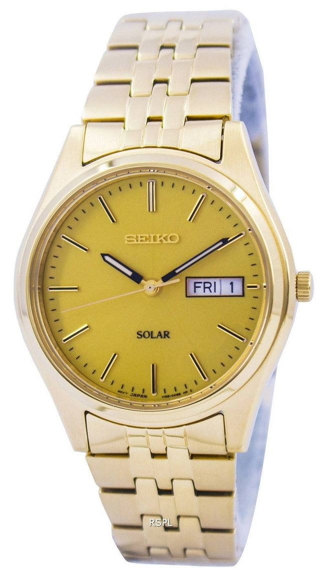 Seiko Core sol guld Tone SNE036 SNE036P1 SNE036P Herreur