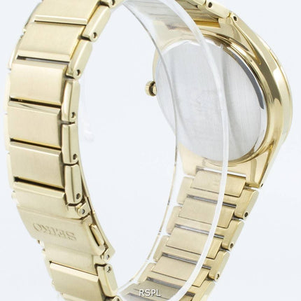 Seiko Solar SNE384 SNE384P9 SNE384P Diamond Accents Women Watch