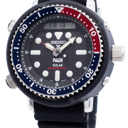 Seiko Prospex PADI Solar Diver',s SNJ027P1 Specialudgave 200M Herreur