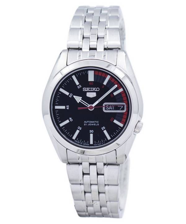 Renoveret Seiko 5 automatisk Japan-fremstillet 21 juveler SNK375 SNK375J1 SNK375J herreur