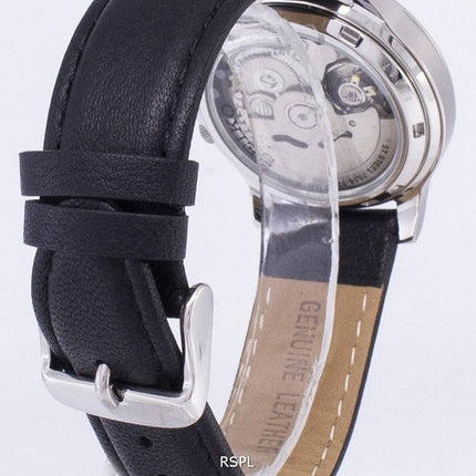 Seiko 5 militær SNK807K2-SS3 automatisk sort læder rem Herreur