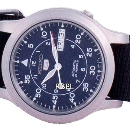 Seiko 5 Military SNK807K2-var-NATO13 Automatische Nylonarmband Herrenuhr