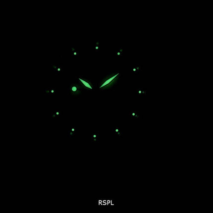 Seiko 5 militær SNK809K2-SS3 automatisk sort læder rem Herreur