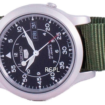 Seiko 5 Military SNK809K2-var-NATO12 Automatisches Nylonarmband Herrenuhr