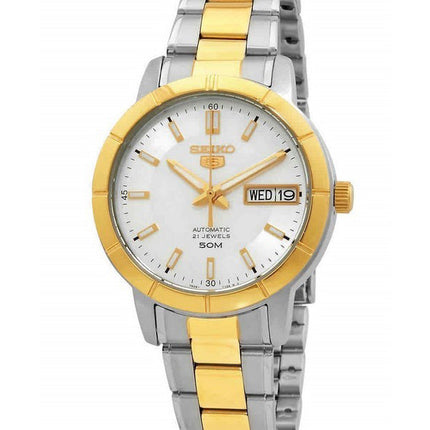 Renoveret Seiko 5 automatisk sølvfarvet urskive SNK892 SNK892K1 SNK892K dameur