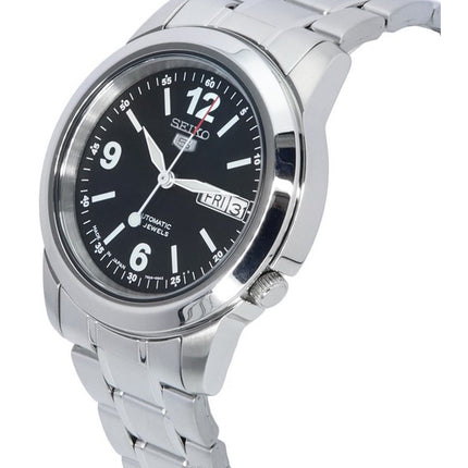 Seiko 5 rustfrit stål sort skive automatisk SNKE63 SNKE63J1 SNKE63J herreur