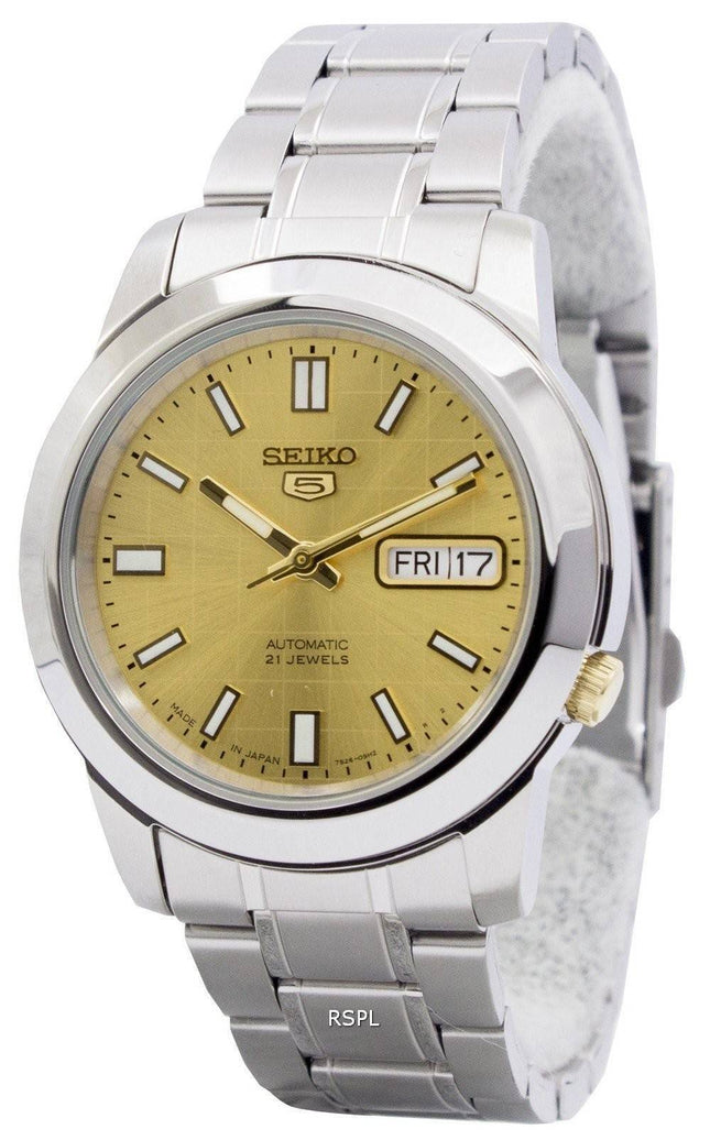 Seiko 5 automatiske 21 juveler Japan gjort SNKK15J1 SNKK15J Herreur
