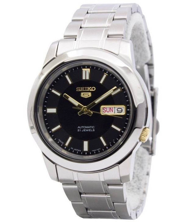 Renoveret Seiko 5 automatisk 21 juveler japansk fremstillet SNKK17 SNKK17J1 SNKK17J herreur