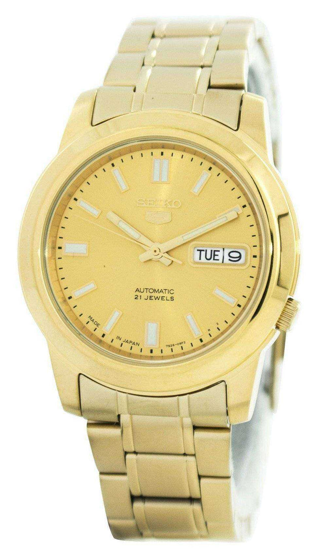 Renoveret Seiko 5 automatisk 21 juveler japansk fremstillet SNKK20 SNKK20J1 SNKK20J herreur