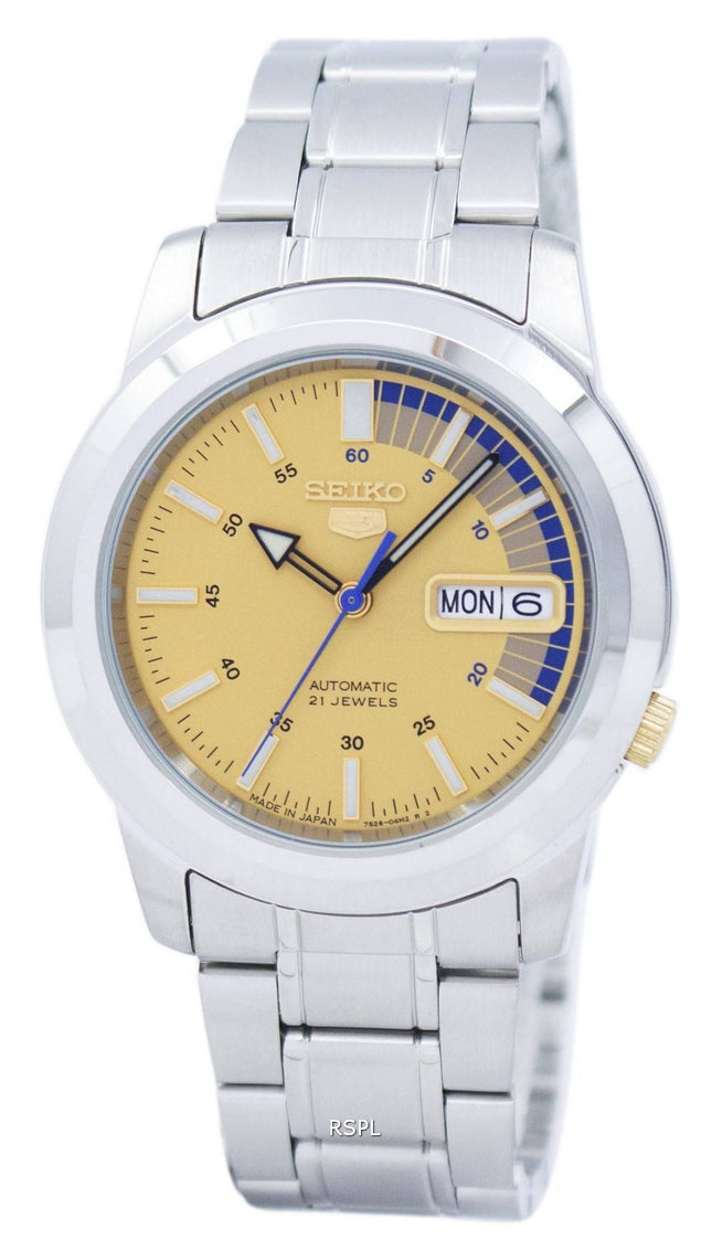 Seiko 5 automatiske Japan gjort SNKK29 SNKK29J1 SNKK29J Herreur