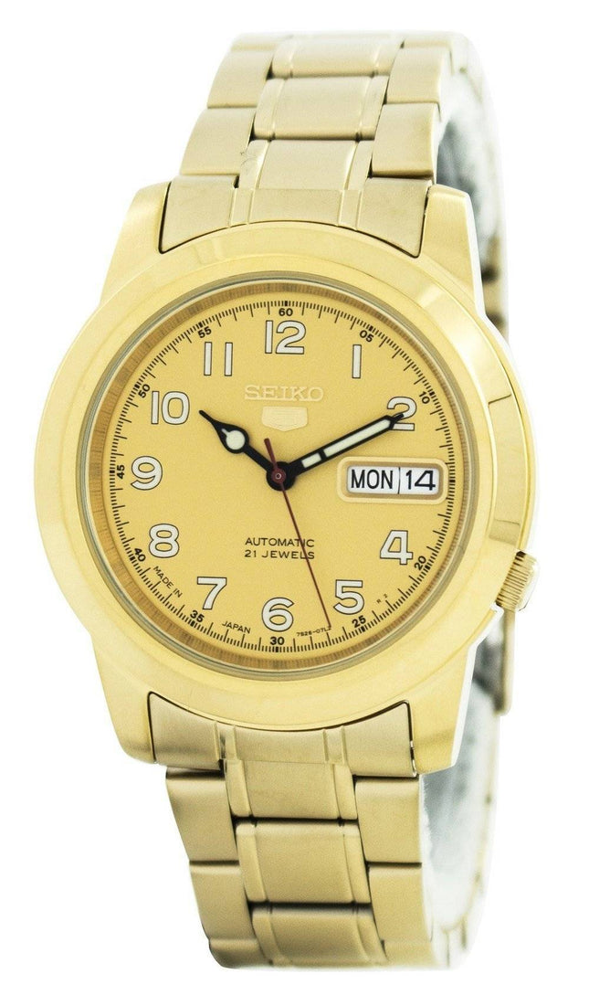 Seiko 5 automatiske 21 juveler Japan gjort SNKK38 SNKK38J1 SNKK38J Herreur