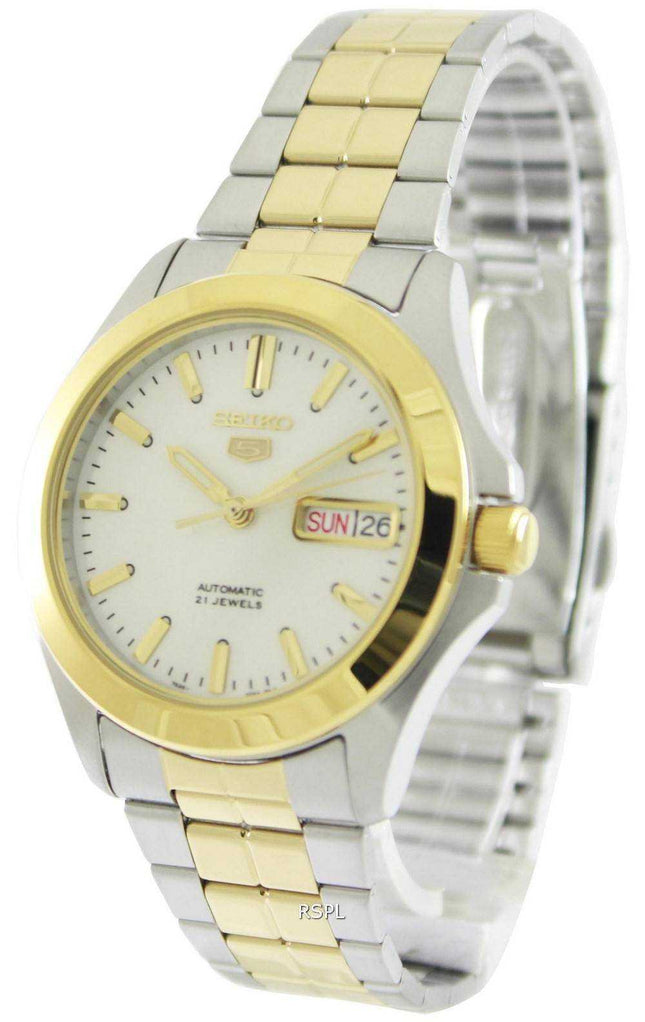 Renoveret Seiko 5 Automatisk 21 Juveler SNKK94 SNKK94K1 SNKK94K Herreur