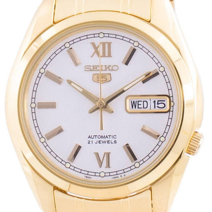 Seiko 5 automatisk hvid urskive SNKL58 SNKL58K1 SNKL58K herreur