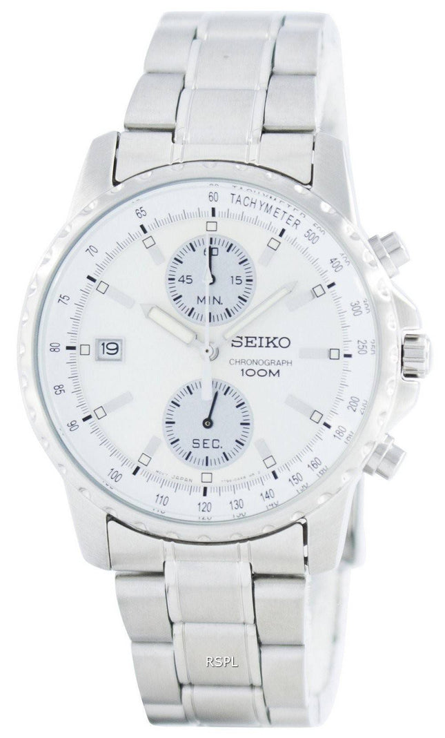Seiko Chronograph Quartz Tachymeter SNN063 SNN063P1 SNN063P Herreur