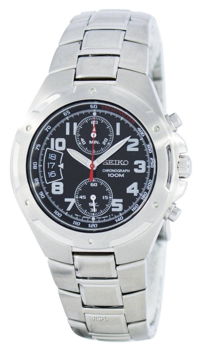 Seiko Chronograph Quartz Tachymeter SNN137 SNN137P1 SNN137P Herreur