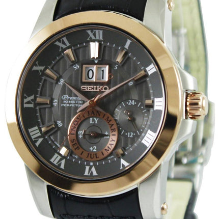 Seiko Premier Kinetic evighedskalender SNP114P2 Herreur