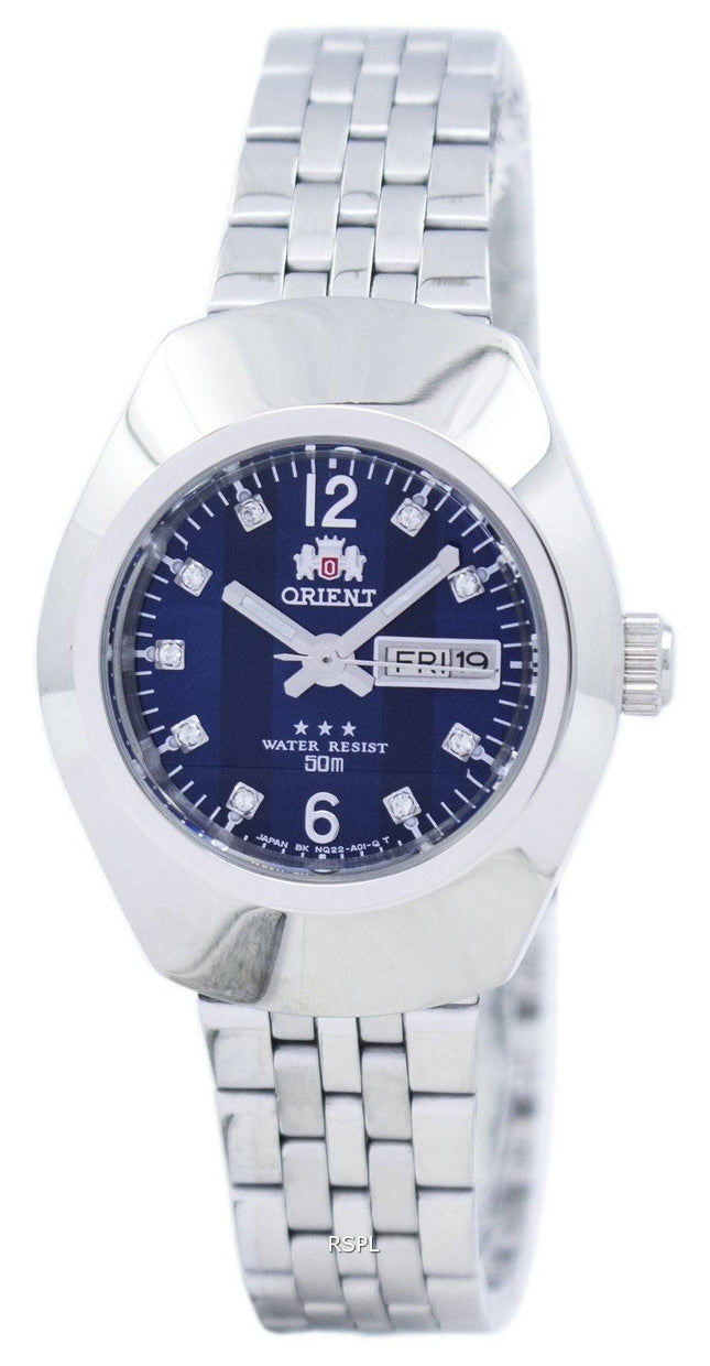 Orientere automatisk Japan gjort diamanter Accent SNQ22004D8 kvinders Watch