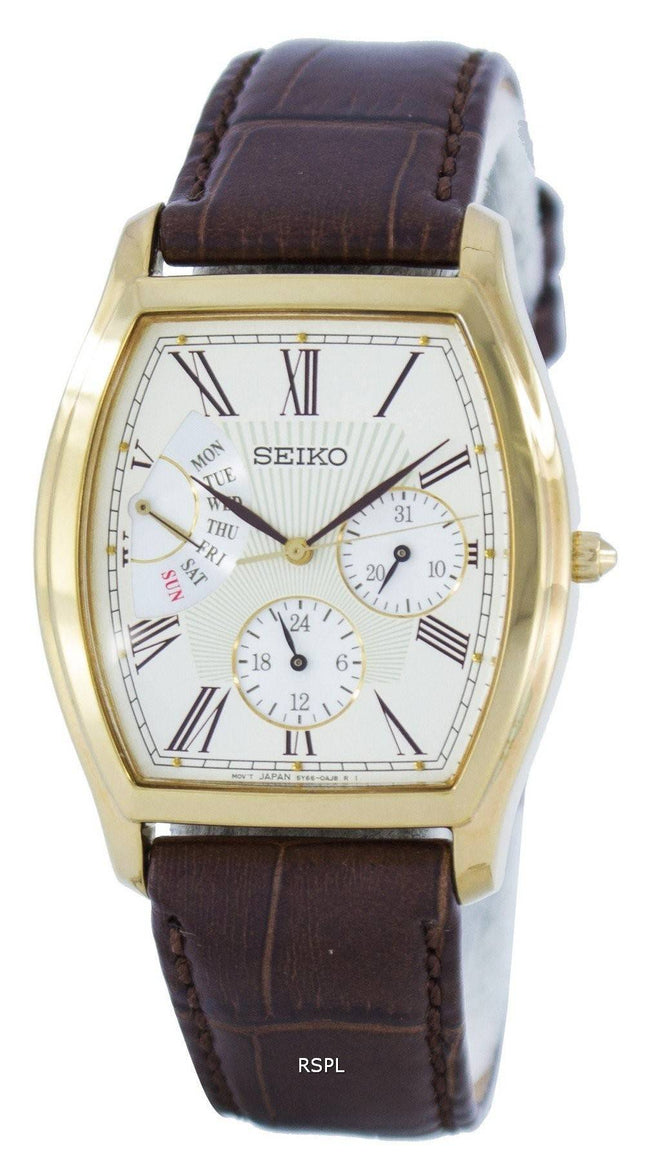 Seiko retrograd Quartz SNT018 SNT018P1 SNT018P Herreur