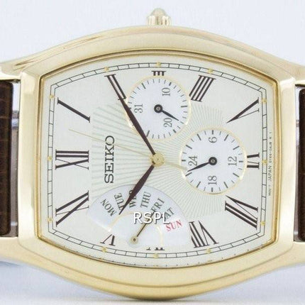 Seiko retrograd Quartz SNT018 SNT018P1 SNT018P Herreur