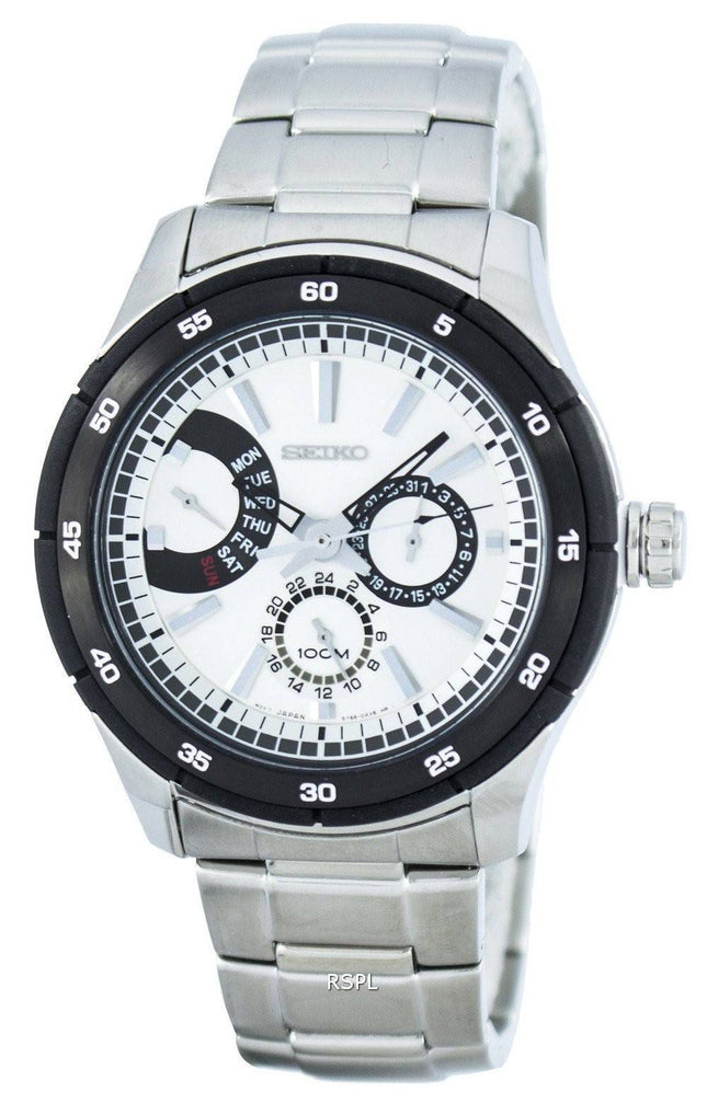 Seiko retrograd Quartz SNT021 SNT021P1 SNT021P Herreur