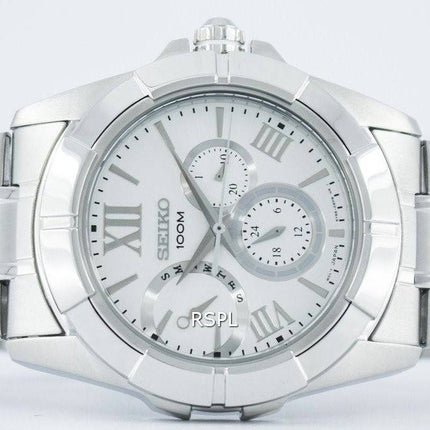 Seiko multifunktions Quartz SNT039 SNT039P1 SNT039P Herreur