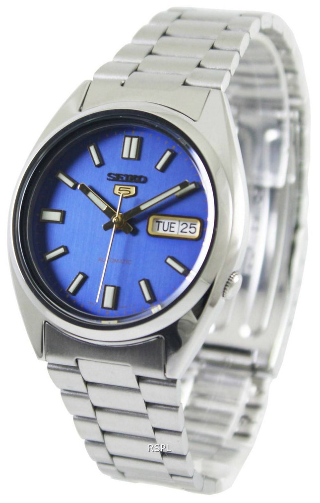 Seiko 5 automatiske blå urskive SNX799K1 SNX799K Herreur