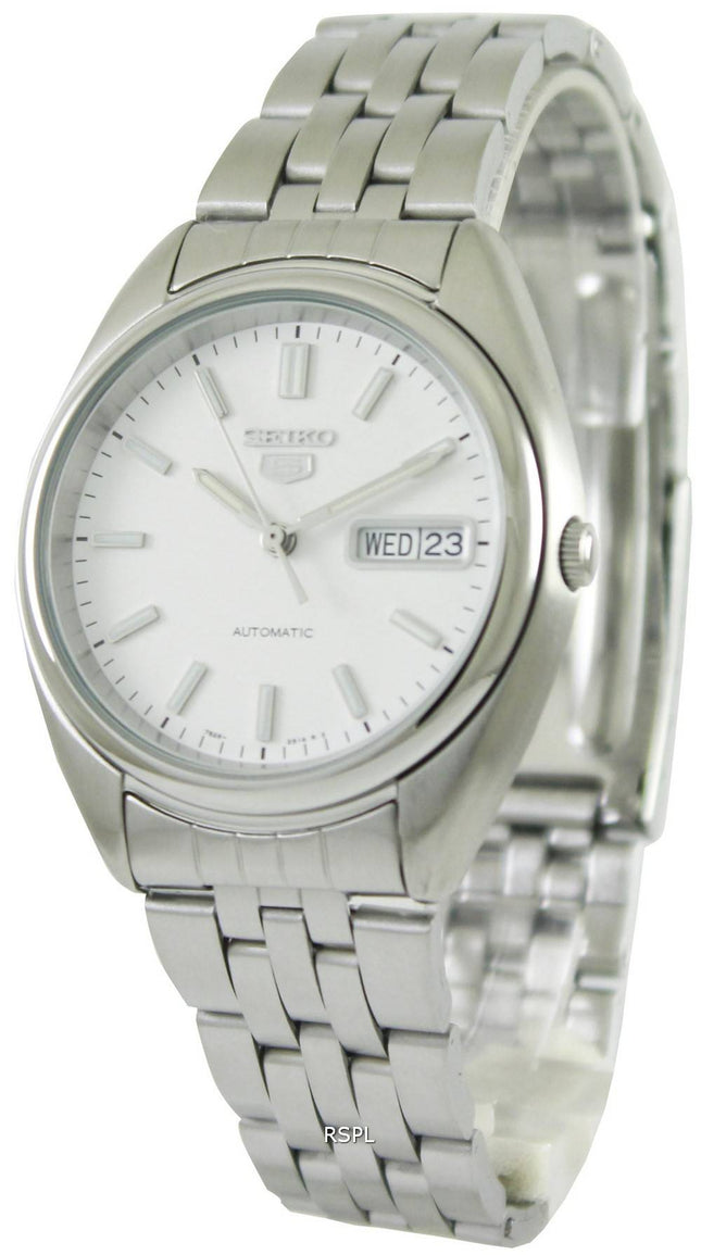 Seiko 5 automatiske sølv Dial SNXA09K1 SNXA09K Herreur