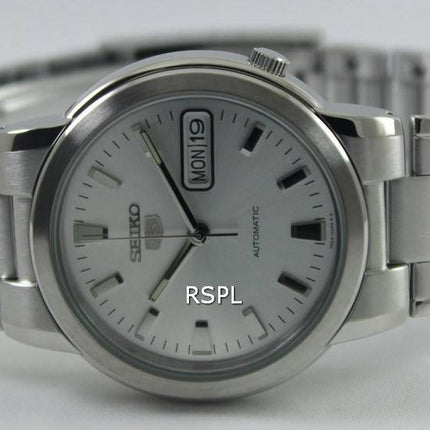 Seiko 5 automatiske sølv Dial SNXE89K1 SNXE89K Herreur
