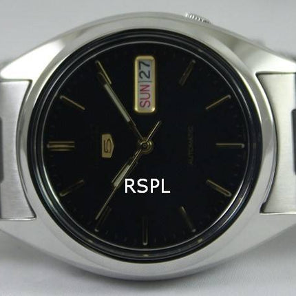 Seiko 5 automatiske sort urskive SNXG53K1 SNXG53K Herreur