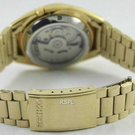 Renoveret Seiko 5 automatisk guld urskive SNXL72K1 SNXL72K herreur