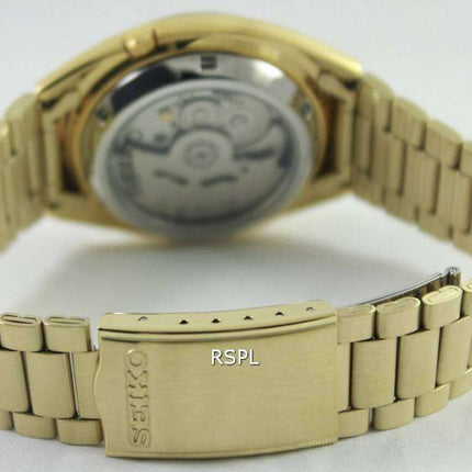Renoveret Seiko 5 automatisk guld urskive SNXL72K1 SNXL72K herreur