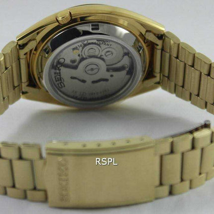 Renoveret Seiko 5 automatisk guld urskive SNXL72K1 SNXL72K herreur