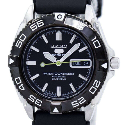 Renoveret Seiko 5 Sports automatisk Japan-fremstillet 23 juveler SNZB23J2 herreur