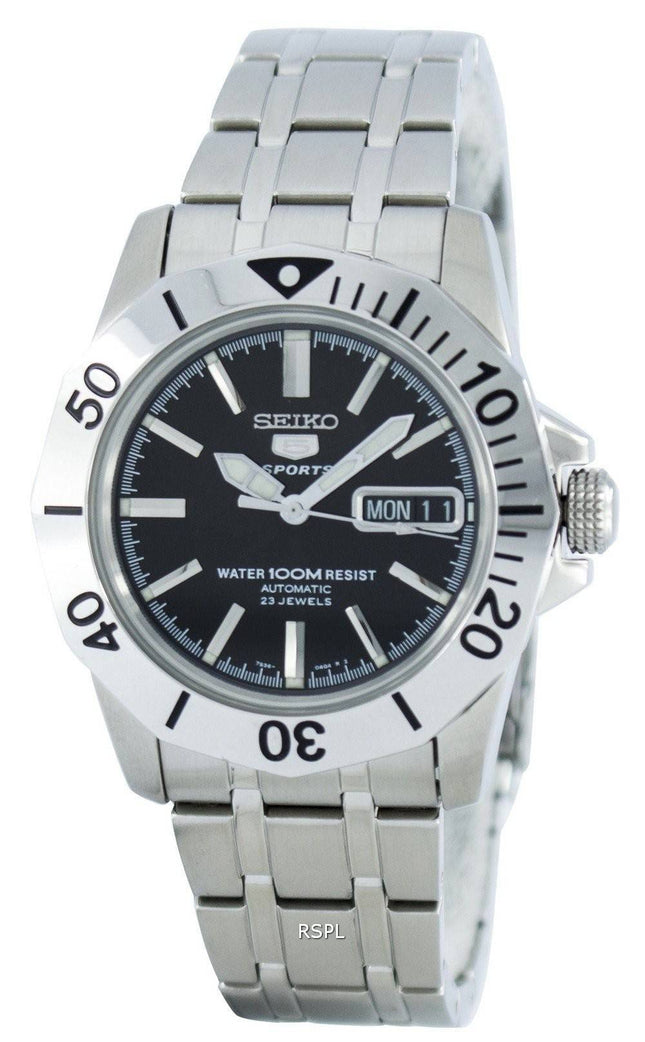 Seiko 5 sport automatisk 23 juveler SNZF75 SNZF75K1 SNZF75K Herreur