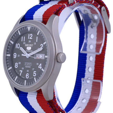 Seiko 5 Sports Automatic Japan Made SNZG09J1-var-NATO25 100M Herreur