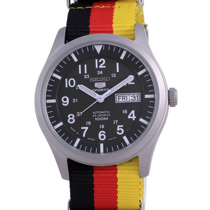 Seiko 5 Sports Automatic Japan Made SNZG09J1-var-NATO26 100M Herreur