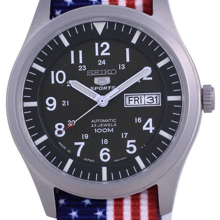 Seiko 5 Sports Automatic Japan Made SNZG09J1-var-NATO27 100M Herreur