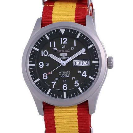 Seiko 5 Sports Automatic Japan Made SNZG09J1-var-NATO29 100M Herreur