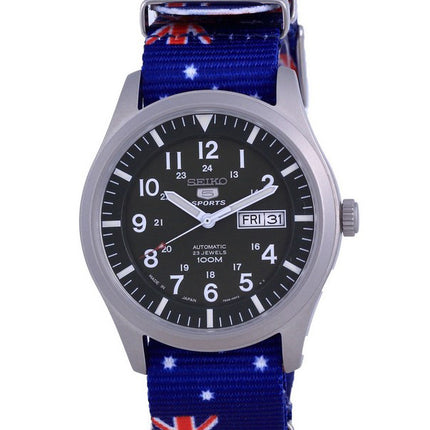 Seiko 5 Sports Automatic Japan Made SNZG09J1-var-NATO30 100M Herreur
