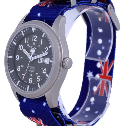 Seiko 5 Sports Automatic Japan Made SNZG09J1-var-NATO30 100M Herreur