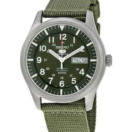 Renoveret Seiko 5 Militær Automatisk Sports SNZG09 SNZG09K1 SNZG09K Herreur