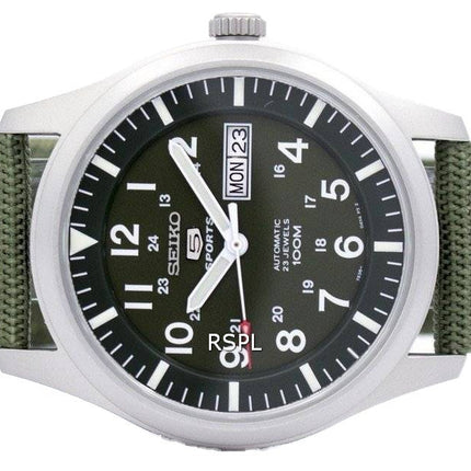 Seiko 5 militær automatiske sport SNZG09K1 SNZG09 SNZG09K Herreur