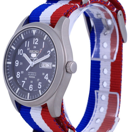 Seiko 5 Sports Automatic Polyester SNZG11J1-var-NATO25 100M Herreur