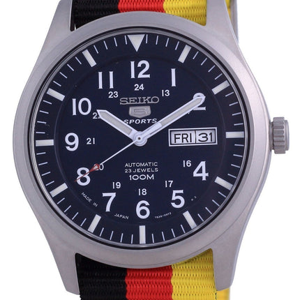 Seiko 5 Sports Automatic Polyester SNZG11J1-var-NATO26 100M Herreur