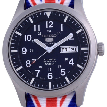 Seiko 5 Sports Automatic Polyester SNZG11J1-var-NATO28 100M Herreur