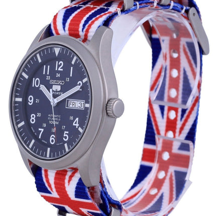 Seiko 5 Sports Automatic Polyester SNZG11J1-var-NATO28 100M Herreur