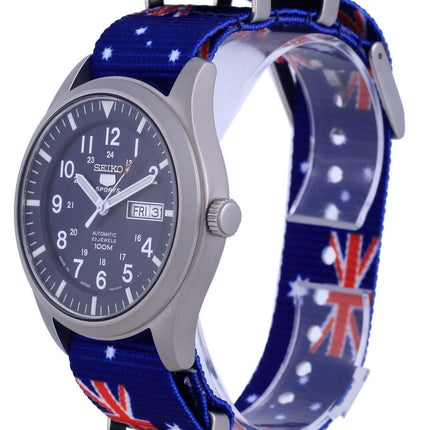 Seiko 5 Sports Automatic Polyester SNZG11J1-var-NATO30 100M Herreur