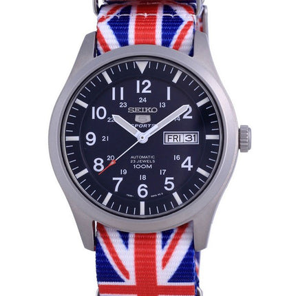 Seiko 5 Sports Automatic Polyester SNZG11K1-var-NATO28 100M Herreur